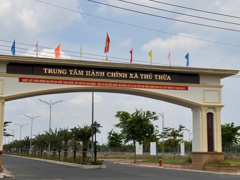 Vị trí vàng: Trục đường số 3 – đối diện KCN 170ha (lớn nhất Thủ Thừa)