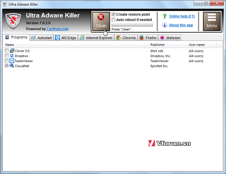 Hướng dẫn cách diệt virus Cloudnet.exe tận gốc hiệu quả 100%