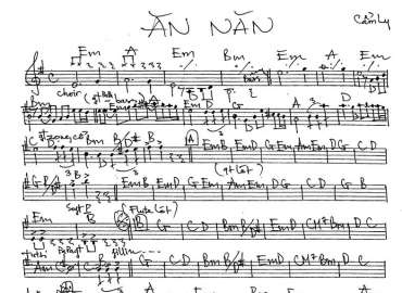 Ăn Năn sheet nhạc đệm