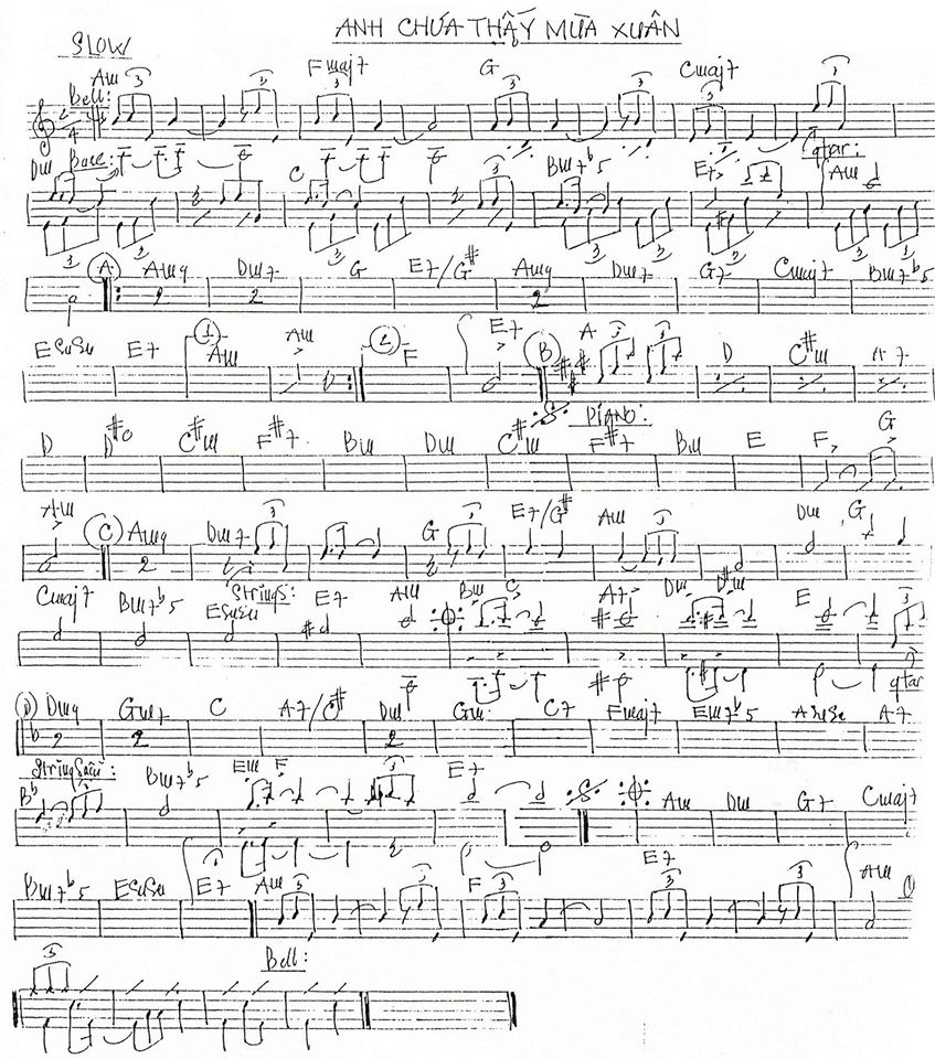 Anh Chưa Thấy Mùa Xuân