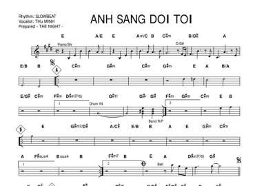 Ánh Sáng Đời Tôi sheet nhạc đệm