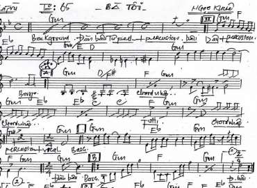 Bà Tôi sheet nhạc đệm