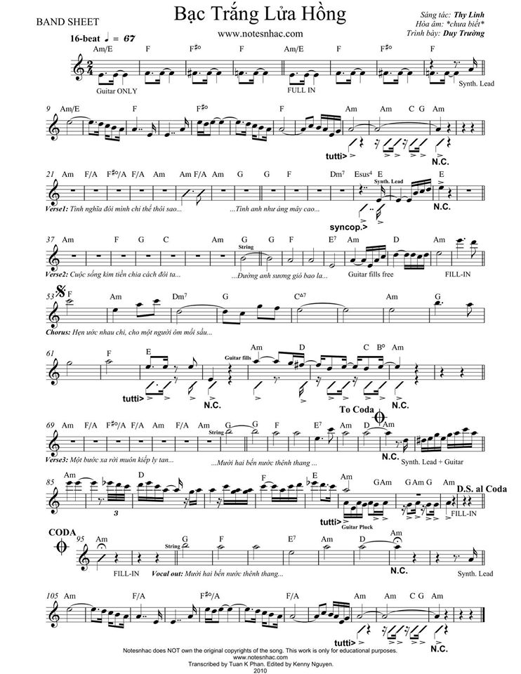 Bạc Trắng Lửa Hồng