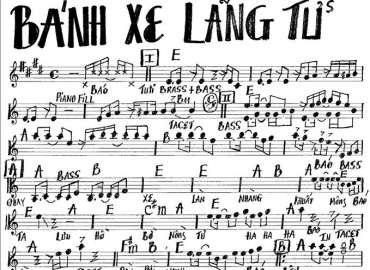 Bánh Xe Lãng Tử sheet nhạc đệm