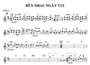 Bên Em Ngày Vui sheet nhạc đệm