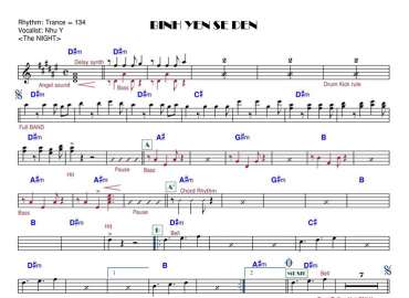Bình Yên Sẽ Đến sheet nhạc đệm