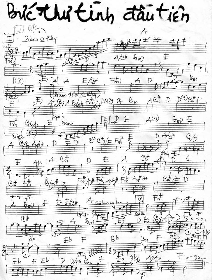 Bức Thư Tình Đầu Tiên Bức Thư Tình Đầu Tiên