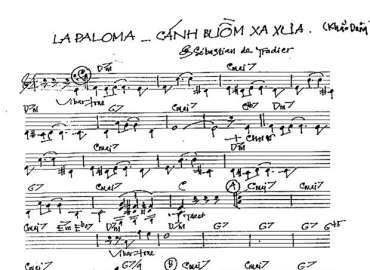 PALOMA - Cánh Buồm Xưa sheet nhạc đệm