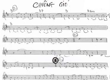 Chuông Gió sheet nhạc đệm