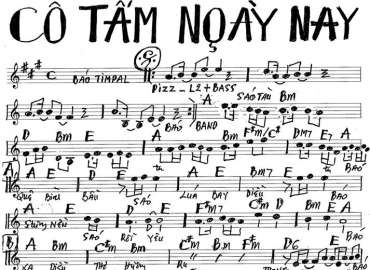 Cô Tấm Ngày Nay sheet nhạc đệm
