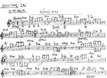 Dáng Em sheet nhạc đệm