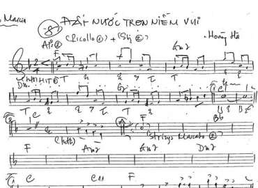 Đất Nước Trọn Niềm sheet nhạc đệm