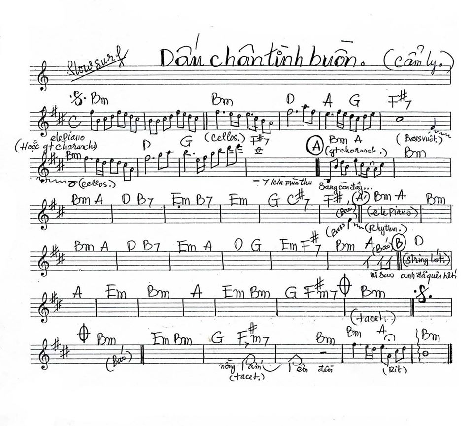 Dấu Chân Tình Buồn