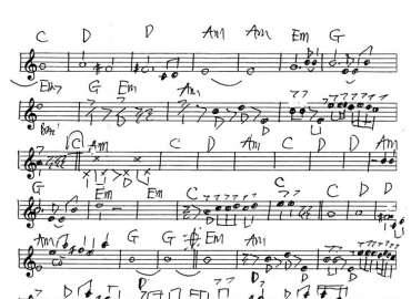 Đêm Giao Thừa Nghe Một Khúc Dân Ca tt sheet nhạc đệm