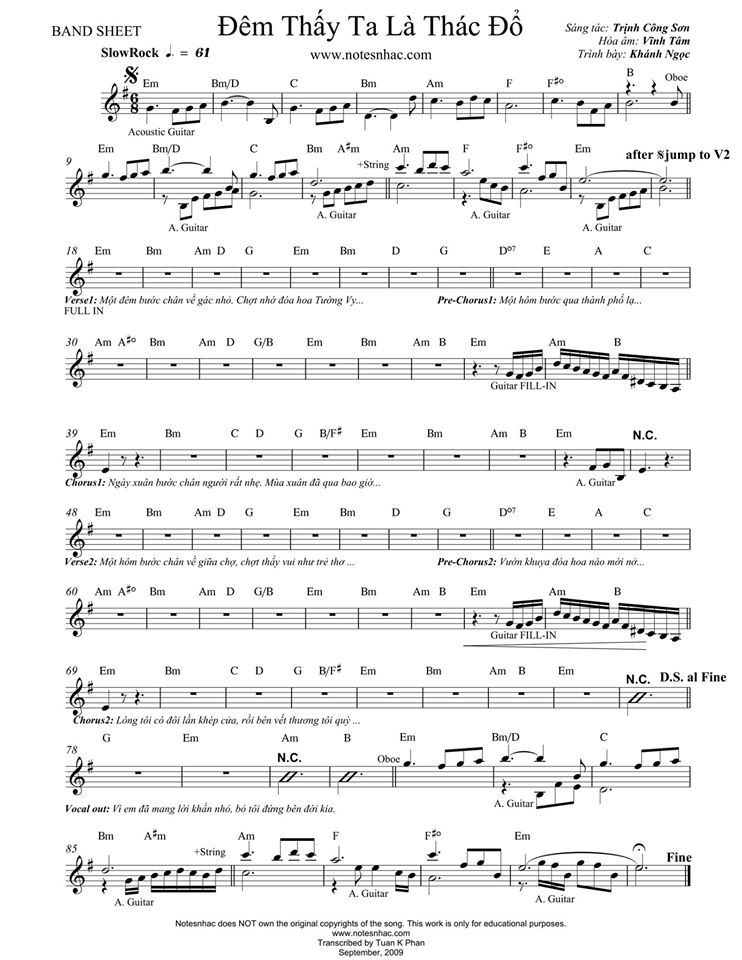 Đêm Thấy Ta Là Thác Đổ