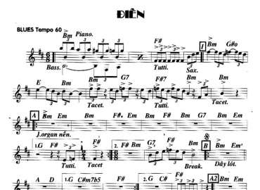 Điên sheet nhạc đệm