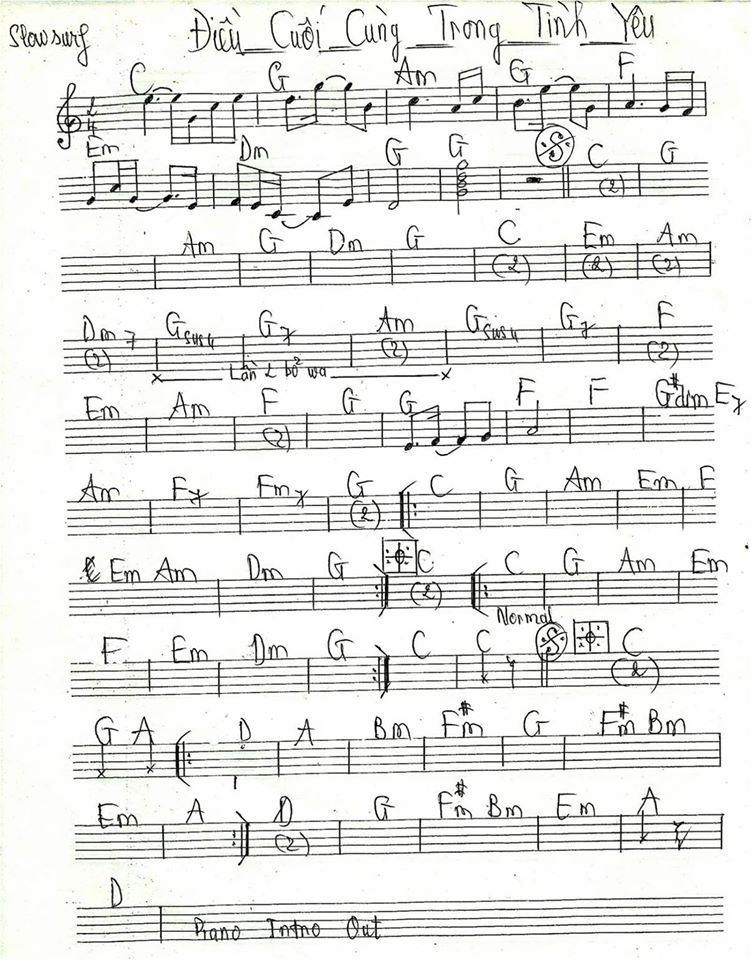 Điều Cuối Cùng Trong Tình Yêu