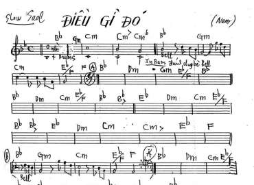 Điều Gì Đó sheet nhạc đệm