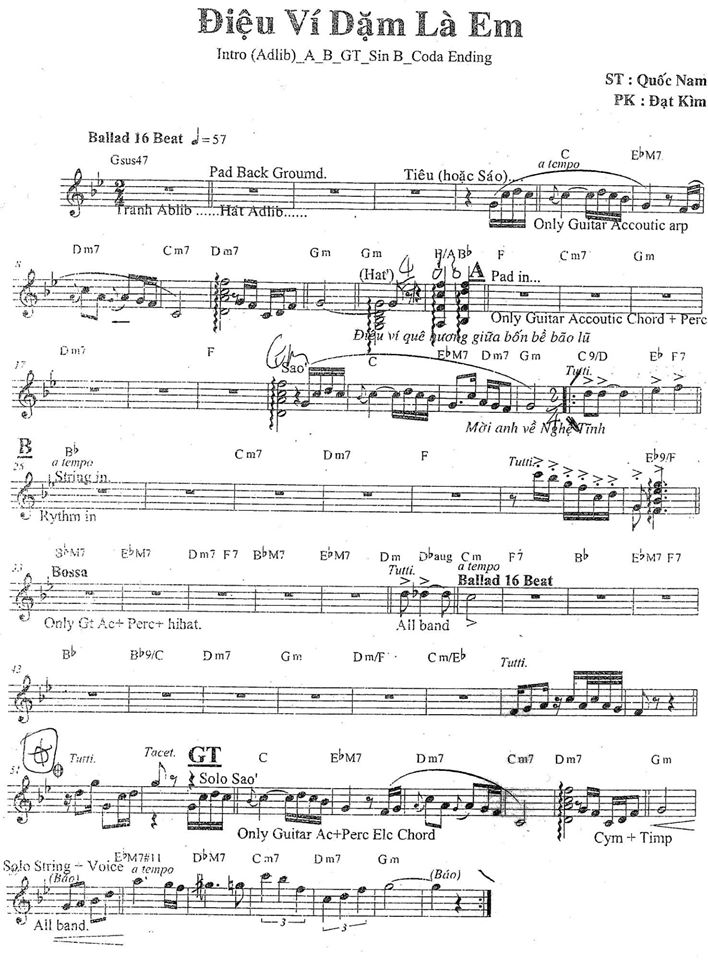 Điệu Ví Dặm Là Em