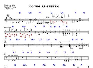 Đò Tình Lỡ Chuyến sheet nhạc đệm