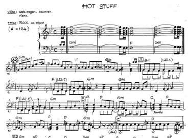 Hot Stuff sheet nhạc đệm