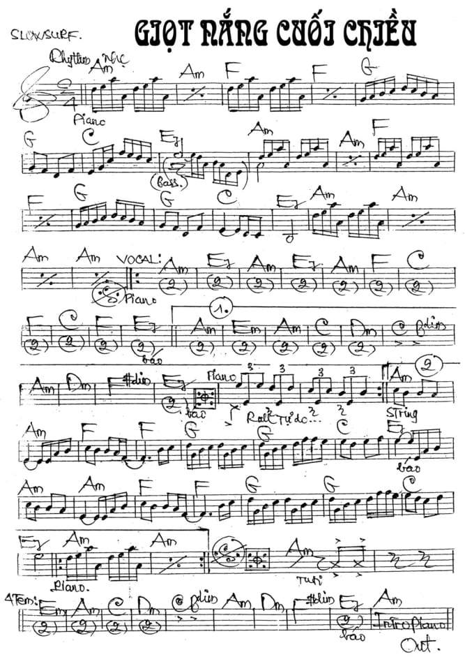 Giọt Nắng Cuối Chiều