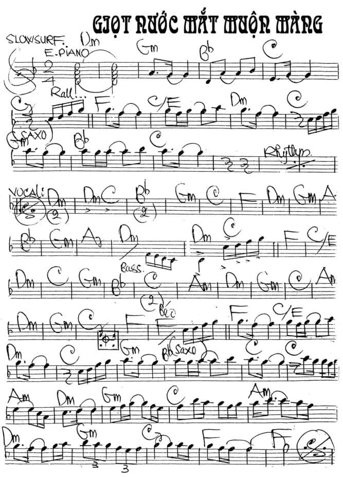 Giọt Nước Mắt Muộn Màng