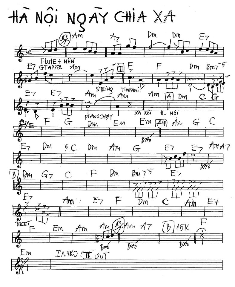 Hà Nội Ngày Chia Xa