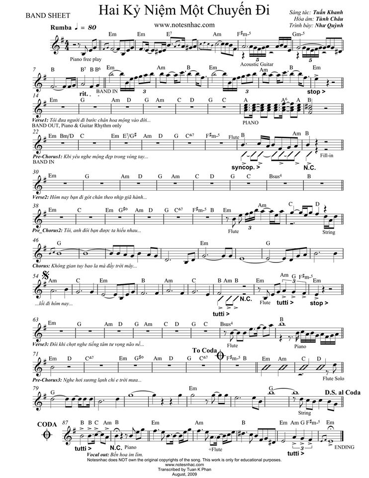 Hai Kỷ Niệm Một Chuyến Đi