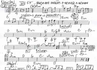 Hạnh Phúc Mong Manh sheet nhạc đệm