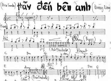 Hãy Đến Bên Anh sheet nhạc đệm