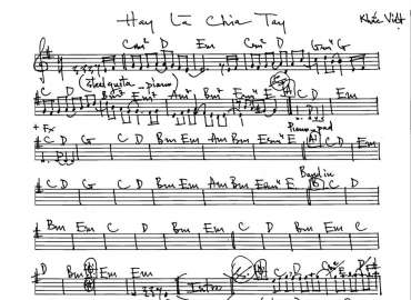 Hay Là Chia Tay sheet nhạc đệm