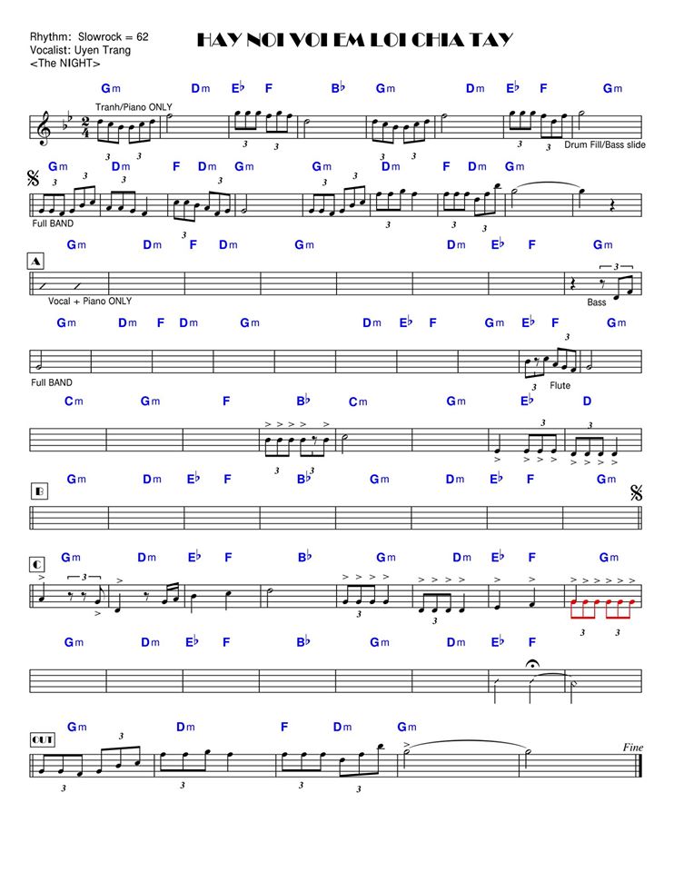 Hãy Nói Với Em Lời Chia Tay