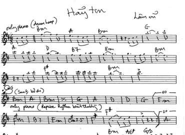 Hãy Tin sheet nhạc đệm