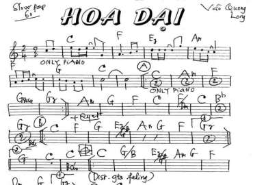Hoa Dại sheet nhạc đệm