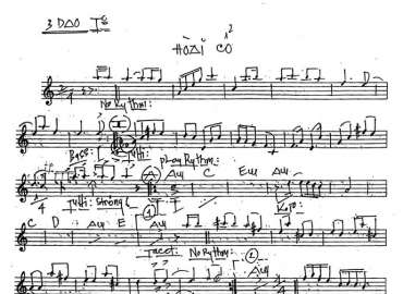 Hoài Cổ sheet nhạc đệm