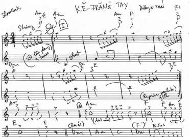 Kẻ Trắng Tay sheet nhạc đệm