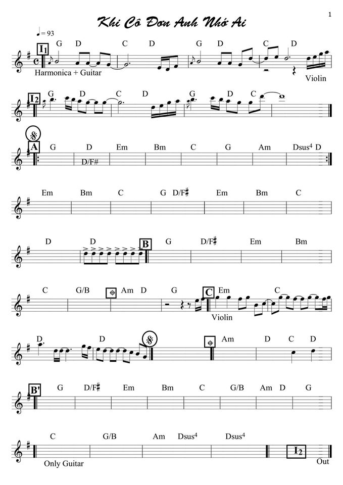 Khi Cô Đơn Anh Nhớ Ai