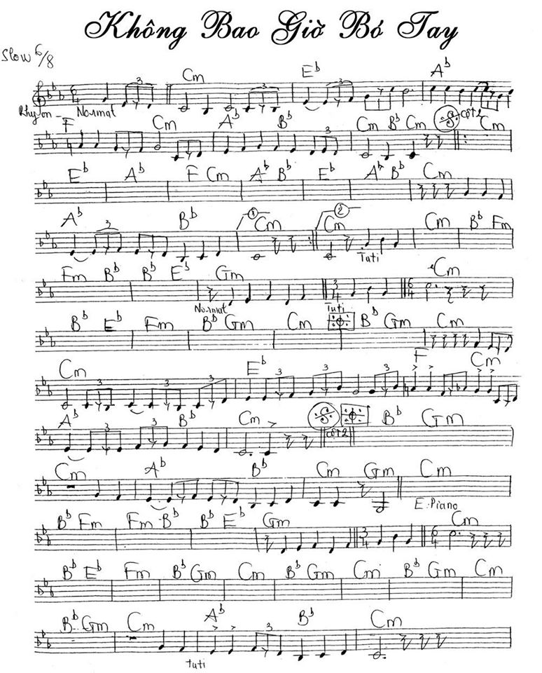 Không Bao Giờ Bó Tay