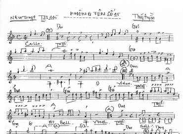 Bài Không Tên Số 15 sheet nhạc đệm