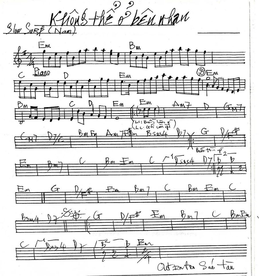 Không Thể Ở Bên Nhau