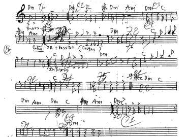 Khúc Hát SamBa tt sheet nhạc đệm