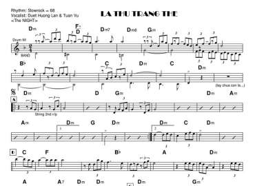 Lá Thư Trần Thế sheet nhạc đệm