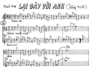 Lại Đây Với Anh sheet nhạc đệm