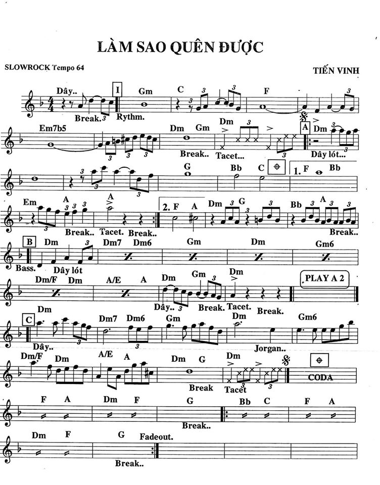 Làm Sao Quên Được 