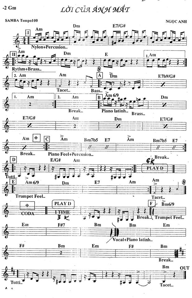 Lời Của Ánh Mắt