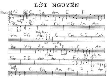 Lời Nguyền sheet nhạc đệm