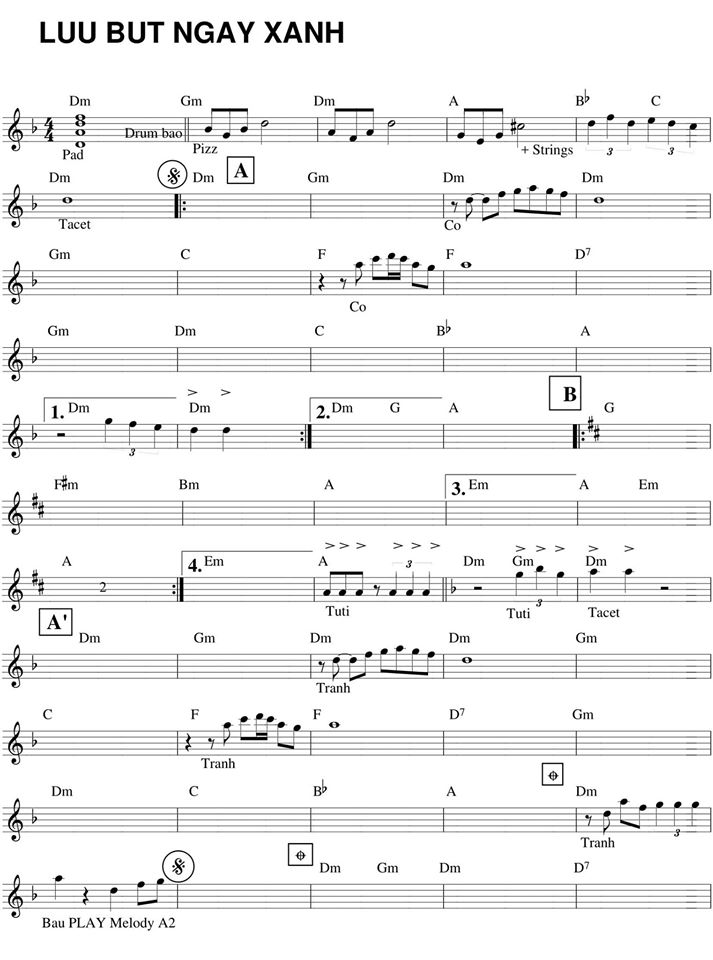 Lưu Bút Ngày Xanh