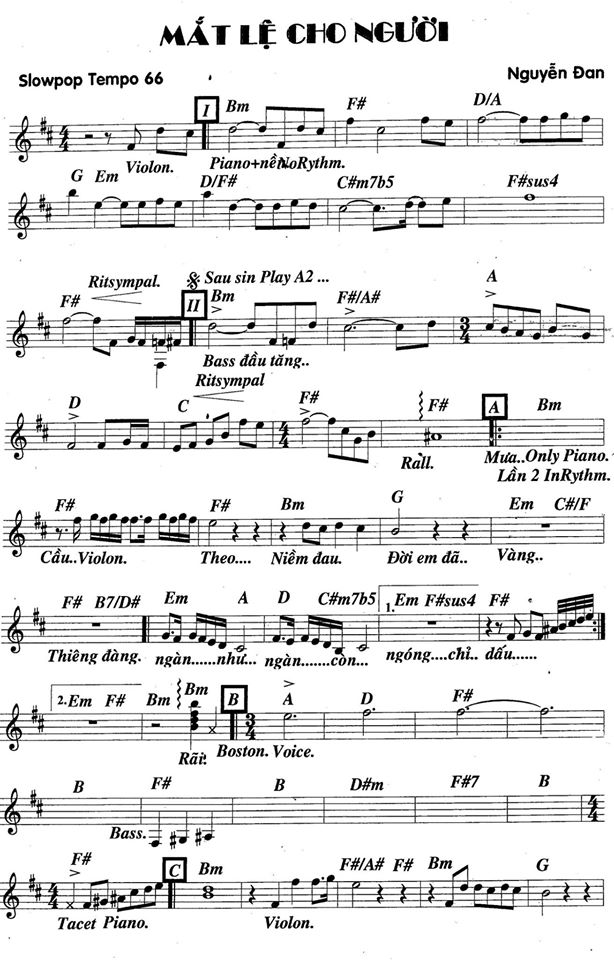 Mắt Lệ Cho Người