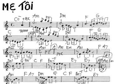 Mẹ Tôi sheet nhạc đệm